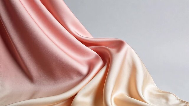 Soft flowing fabric with gradient color