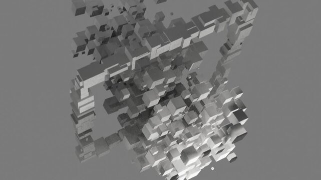 Abstract Visuals Rythmic Cubes 8655