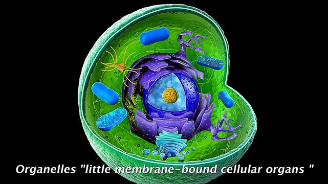 organelles and parts of animal cell