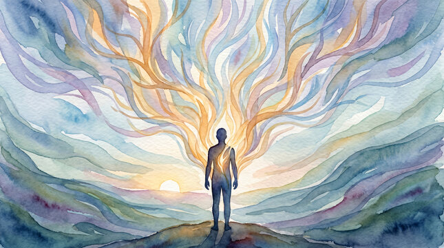 Spiritual Intuition Waves Guide Chosen Soul Symbolizing Inner Voice Calling JPG