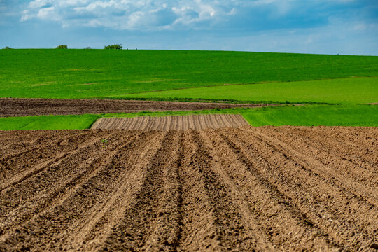 Ackerbau im Fr&uuml;hjahr