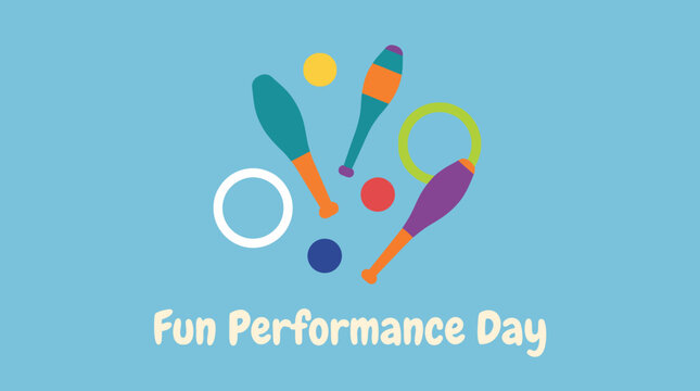 Colorful Juggling Props for Fun Performance Day.