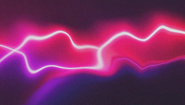 Electrical spark pulses with a sharp jagged movement against a dark atmospheric backdrop to represent the raw intensity of power and high voltage energy in a modern digital display.