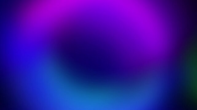 Dark violet and neon blue gradient loop. Abstract futuristic background with a clean holographic glow and liquid wavy texture. Suitable for gaming background and modern wallpaper