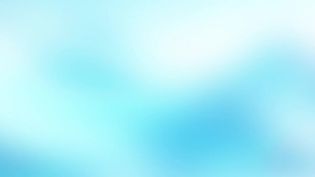 Soft sky blue and white gradient loop. Smooth moving holographic waves with a futuristic neon glow and clean glossy texture. Ideal for professional intro and wallpaper background
