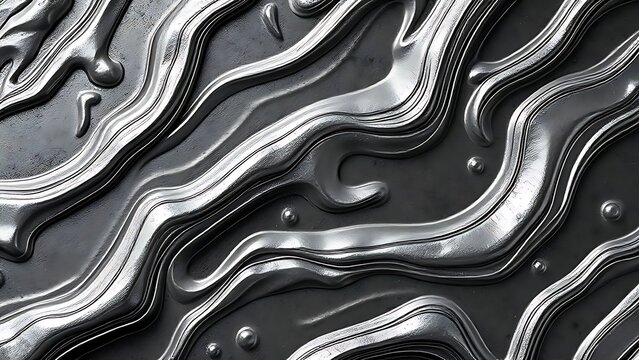 An abstract texture of a metal surface with silvery trails.