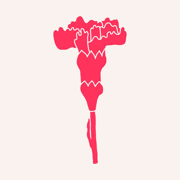 Beautiful hand-drawn carnation floral set with graceful sketch-style detailing and a light, romantic feel. The collection includes blooming flowers, stems, and botanical accents, ideal for feminine br
