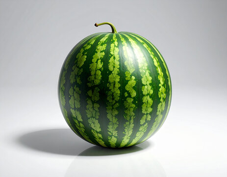 Melone gr&uuml;n freigestellt