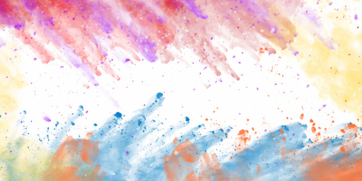Abstract watercolor background with space Hand drawn realistic abstract watercolor painting grunge texture. Bright watercolor abstract background for your design. Watercolor grunge Brush stroked ...