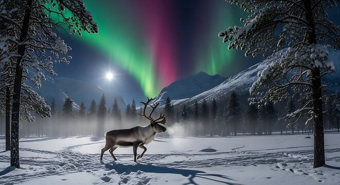 Night Wanderer: Under the Dancing Lights