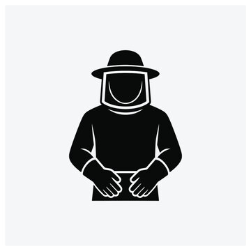 Simple black silhouette icon of a ninjutsu warrior or ninja figure, suggesting stealth and martial arts.