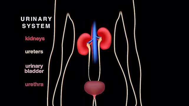 Urinary system organs and formation of urine