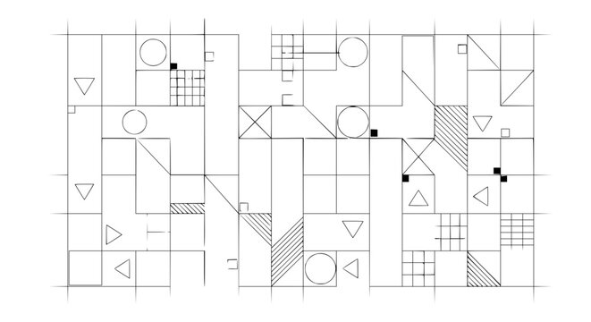 Minimal abstract line art seamless pattern vector background for banners websites branding and creative design