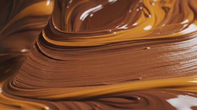 Rich Chocolate and Peanut Butter Swirl Texture