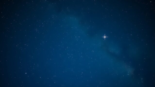 The constellation Lyra in a clear night sky with the Milky Way background.