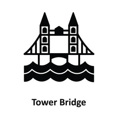 Obraz premium Tower Bridge Vector icon which can easily modify or edit