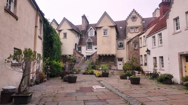 Gimbal Footage of Residential Architecture in Edinburgh