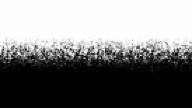 Pixel transition animation, digital dissolve effect, glitch pixel wipe, abstract pixel reveal, noise transition overlay, cinematic pixel distortion, seamless pixel motion, alpha channel transition eff
