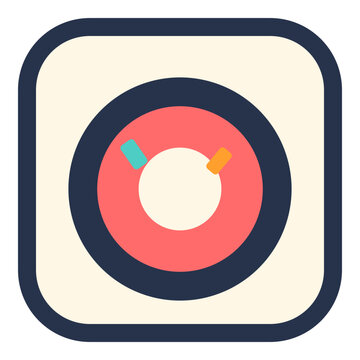 vector icon of donat