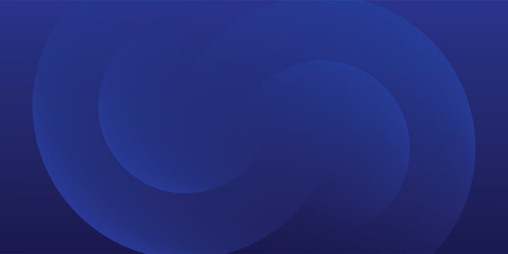 Corporate deep blue backdrop with subtle round layers moern illustration
