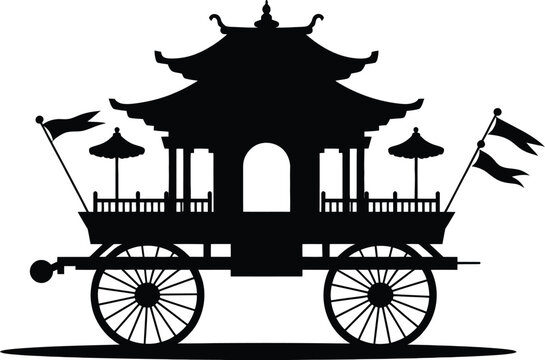 Black steam locomotive with ornate wheels, and pistons