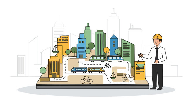 Sustainable Urban Planning and Green City Infrastructure Concept