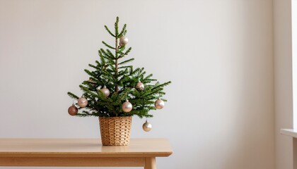 Fototapeta premium 小さなクリスマスツリー