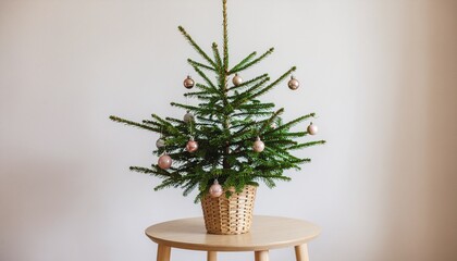 Fototapeta premium 小さなクリスマスツリー
