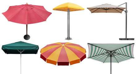 Collection set beach umbrella © Ratchapon