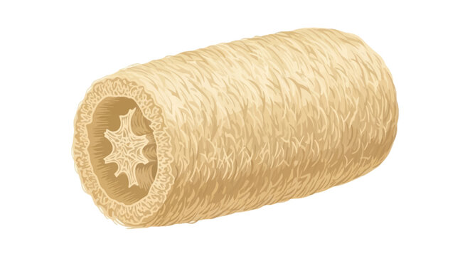 Cross-section of a Bone: Osteon Structure and Haversian Canal Illustration