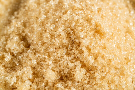 Close up of Natural cane sugar 