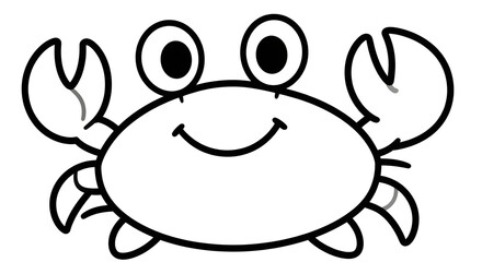 A crab with a smile on its face © BetsWannasai