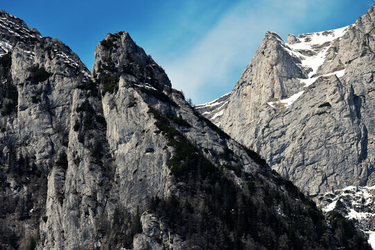 Mountain landscape. Carpathian Mountains in Romania.