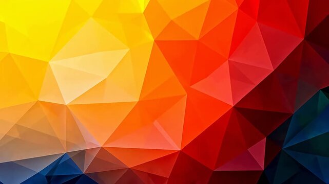 Colorful geometric polygon pattern