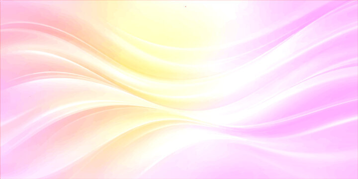 Smooth artistic background featuring a colorful rainbow wave design with bright pink and blue flowing curves on a soft light backdrop