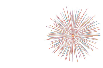 Fototapeta premium Colorful fireworks exploding, celebrating new year, holiday events, party atmosphere, festive occasion