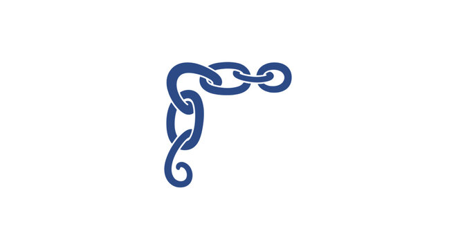 Blue Celtic Knotwork Letter F Ornament.