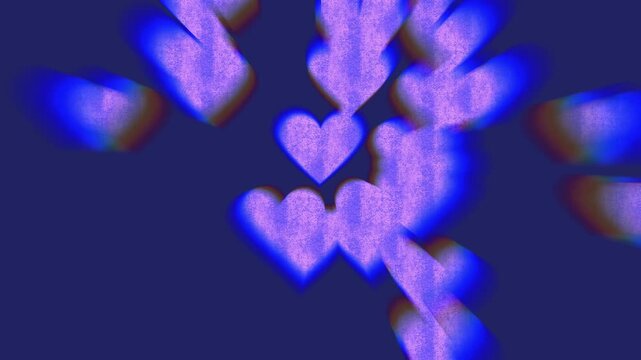 Floating heart particles romantic atmosphere soft blur seamless animation dreamy love aesthetic valentine gentle motion glowing bokeh style background loop cinematic ethereal tender passion harmony 