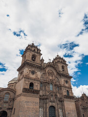 Fototapeta premium Church of the Society of Jesus in Cusco Peru