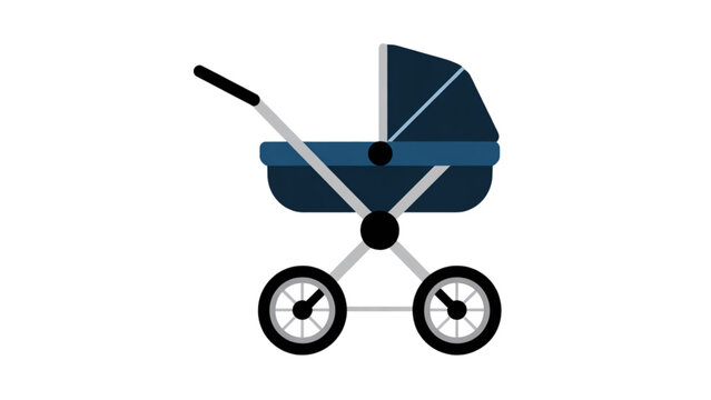 Blue and white crop duster airplane on a white background isolated on transparent background