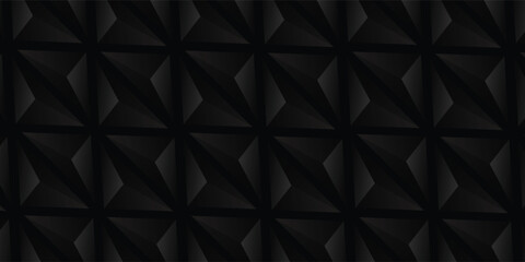 Fototapeta premium 3d pattern of Soviet concrete fence. Dark decorative seamless texture.
