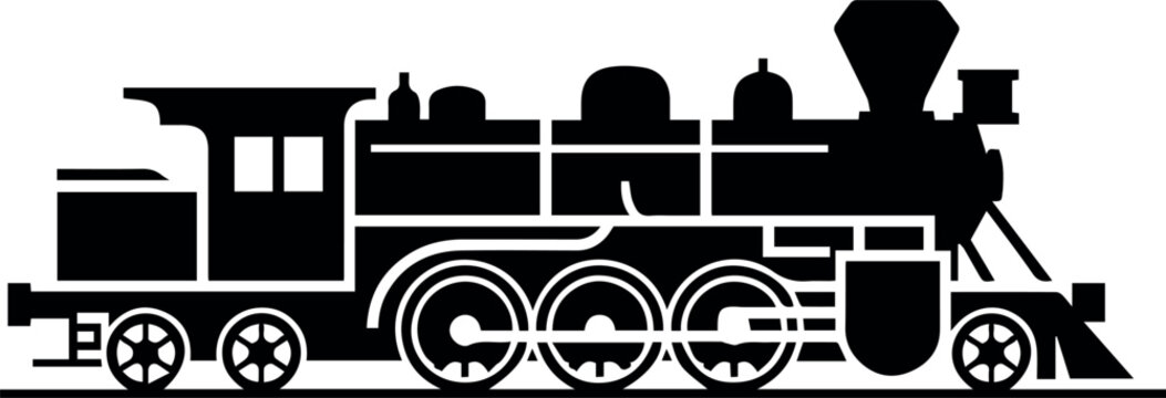 Steam engine profile showing boiler and valve gear