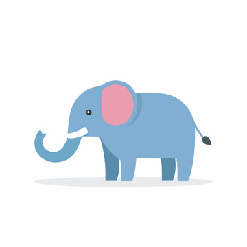 Minimalistischer Elefant 