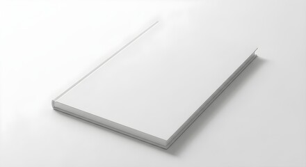 Naklejka premium Blank hardcover book mockup