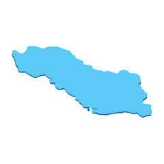 Fototapeta premium Republic of San Marino Map