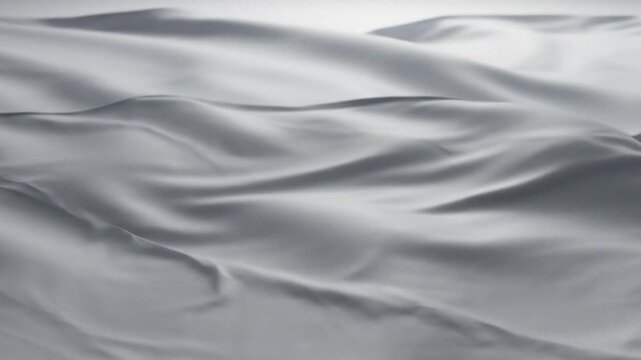 Close-up of smooth gray fabric texture.