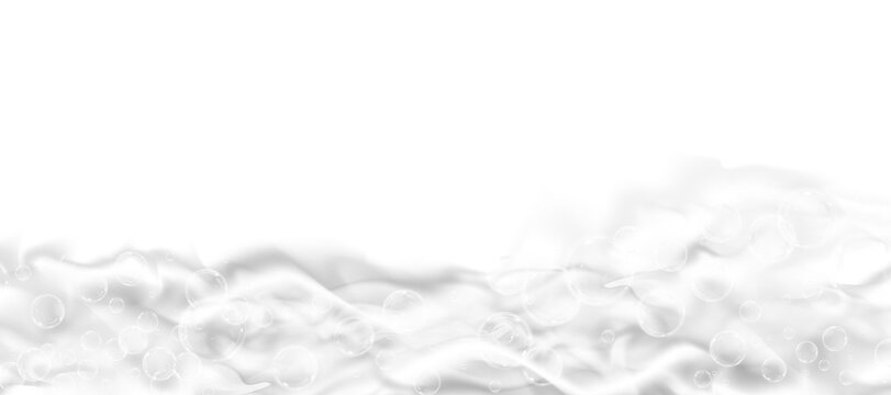 PNG soap foam bubbles isolated on transparent background This sparkling shampoo lather creates realistic clean bath texture for overlay compositing