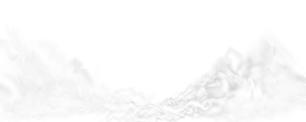 PNG white fog cloud with soft smoke isolated on transparent background This realistic mist effect creates smooth texture for overlay compositing © Mirinda