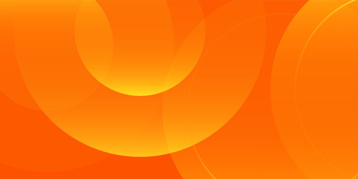 Abstract orange background with circles gradations color