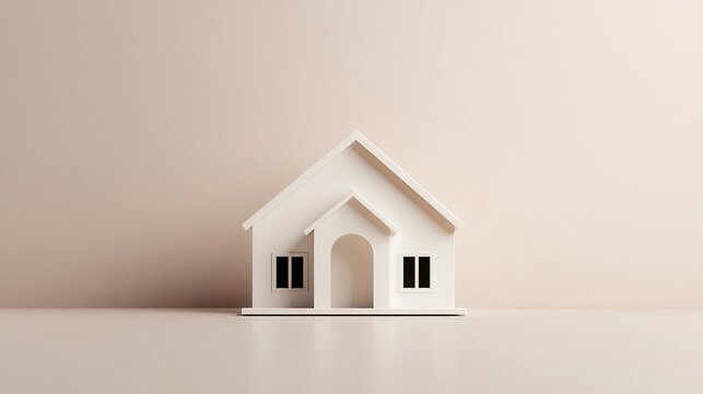Minimalist family home with repeated design elements and soft greige palette